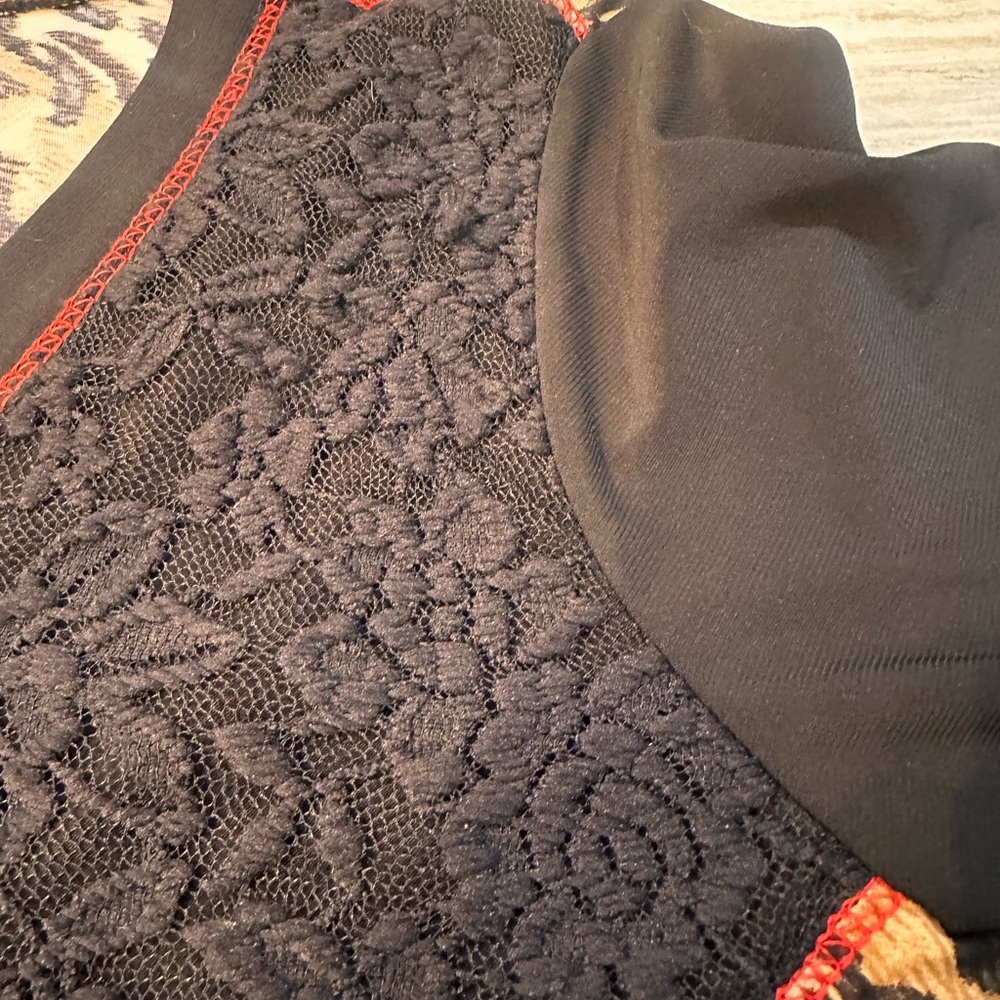 Leopard Print Patchwork Tunic Top
Size Small - image 8